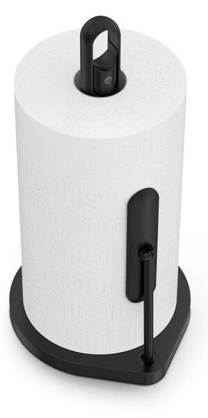Porta asciugamani da cucina in acciaio nero opaco - simplehuman