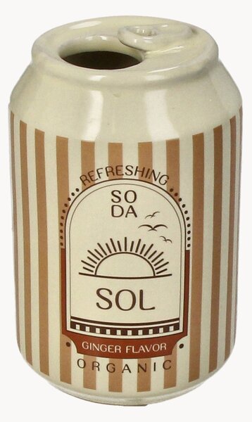 Vaso Soda Can Sol, alt. 11 cm
