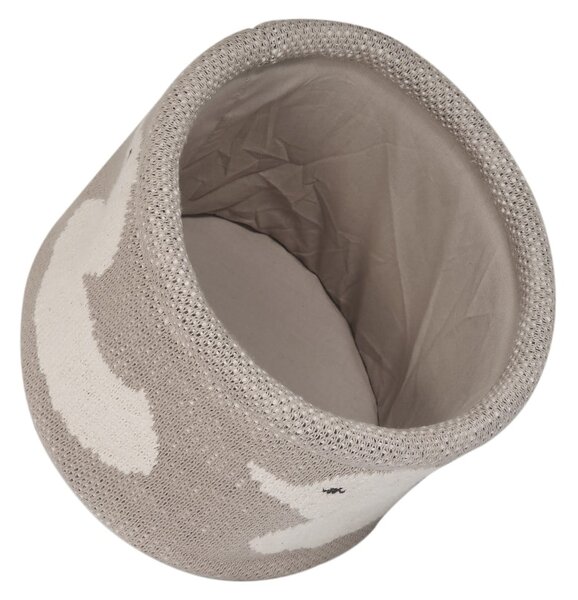 Organizzatore in cotone beige Anatra, ø 16 cm - Kindsgut