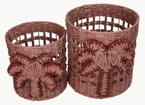 Set di 2 cestini Palm Tree