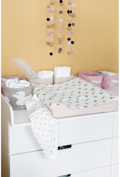 Organizzatore in cotone beige Anatra, ø 16 cm - Kindsgut