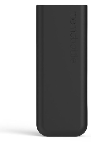 Manicotto per bottiglia in silicone nero SLIM Sleeve Slim - Memobottle