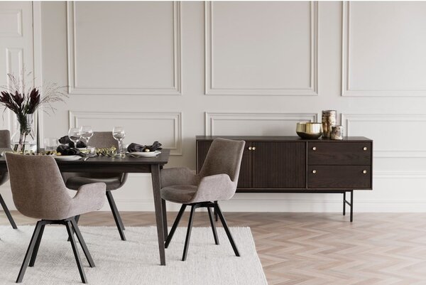 Set di sedie da pranzo beige in imbottito 2 pz Norwell – Rowico