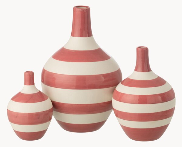 Set di 3 vasi in porcellana Streif