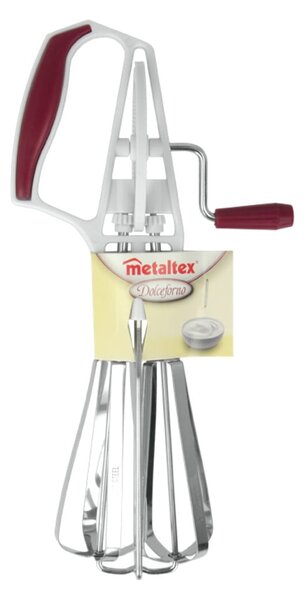 Frusta a mano in acciaio inox Whiper, 25 x 13 cm - Metaltex