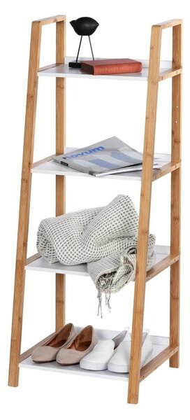 Scaffale da bagno in bambù con 4 ripiani Finja - Wenko
