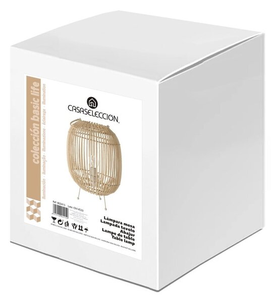 Lampada da tavolo in rattan - Casa Selección