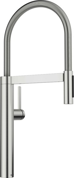 Blanco miscelatore da cucina con doccetta CULINA-S II acciaio inox spazzolato 527463