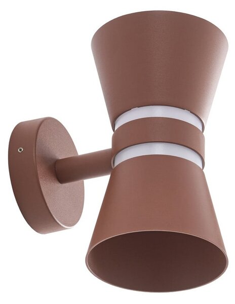 Lampade da esterno Lucande, Meravi, Marrone / Ruggine, Alluminio, Moderno
