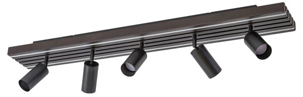 Plafoniera Lucande, Tiron, dimmerabile, Legno, Soggiorno, Legno, Moderno