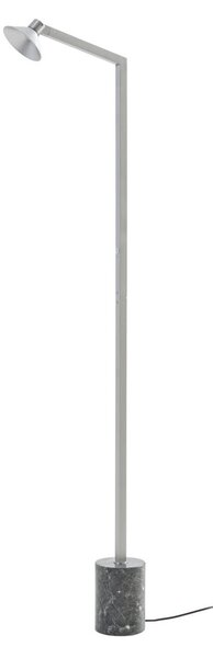 Lampada da terra Lucande, Steve, dimmerabile, Metallizzato, Soggiorno, Metallo, Moderno