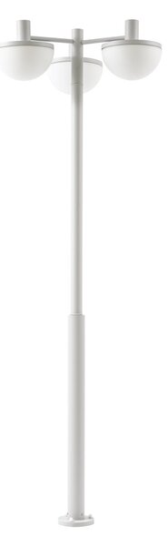 Lampade da esterno Lucande, Toras, dimmerabile, Grigio, Alluminio, Moderno