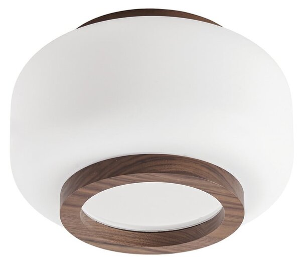 Plafoniera Quitani, Shiro, dimmerabile, Bianco, Soggiorno, Vetro, Design