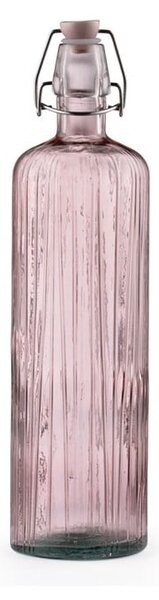 Bottiglia di vetro rosa da 1,2 l Kusintha - Bitz