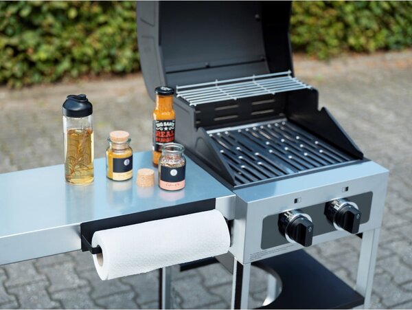 Supporto magnetico nero per rotoli da cucina Black Outdoor Kitchen Ima - Wenko