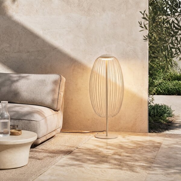 Lampade da esterno Lucande, Richi, Beige, Metallo, Moderno