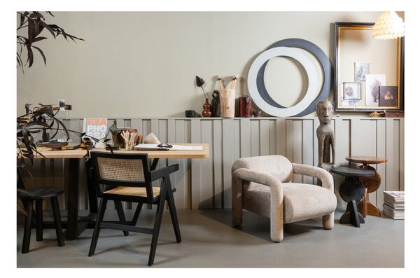 Sedia da pranzo in legno di pino nero Gunn - WOOOD