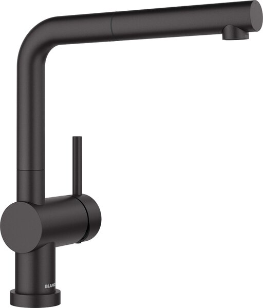 Miscelatore da cucina Blanco con doccetta LINUS-S nero opaco 527523