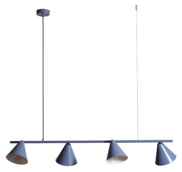 Lampada a sospensione ALDEX, Hängeleuchte Form 4, dimmerabile, Blu, Sala da pranzo, Metallo, Moderno