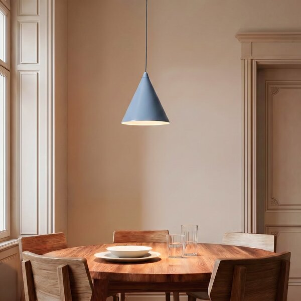 Lampada a sospensione ALDEX, Form, dimmerabile, Blu, Sala da pranzo, Metallo