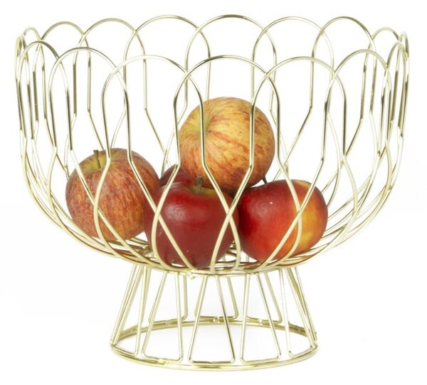 Fruttiera in oro Wired - PT LIVING