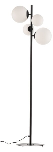 Lampada da terra ALDEX, Dione, Nero, Soggiorno, Vetro, Moderno