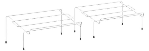 Set di 2 portascarpe in acciaio inox bianco Cipok - Metaltex