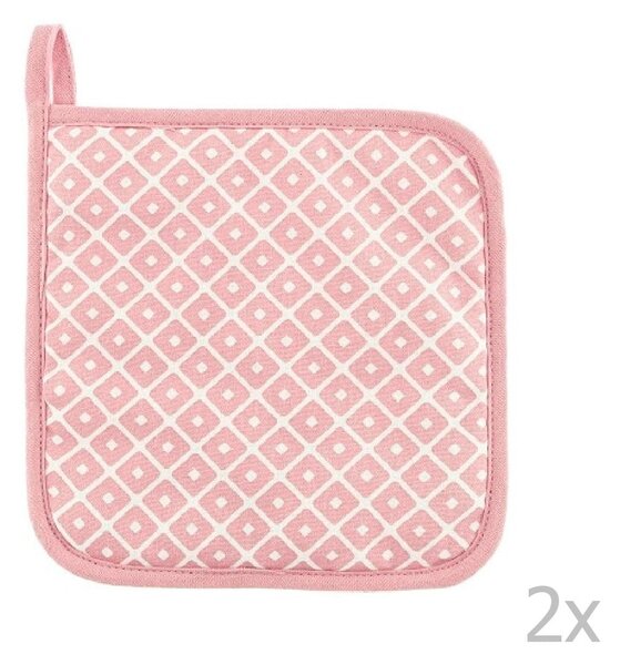 Presine in set in cotone 2 pz Geo – Tiseco Home Studio