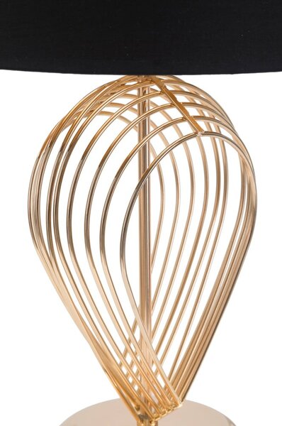 Lampada da tavolo nera Maxt, ø 32,5 cm - Mauro Ferretti