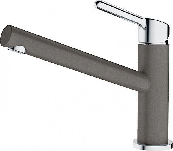 Miscelatore FRANKE ORBIT in CROMO PIETRA GRIGIA con bocca fissa / Miscelatore da cucina / Miscelatore monocomando