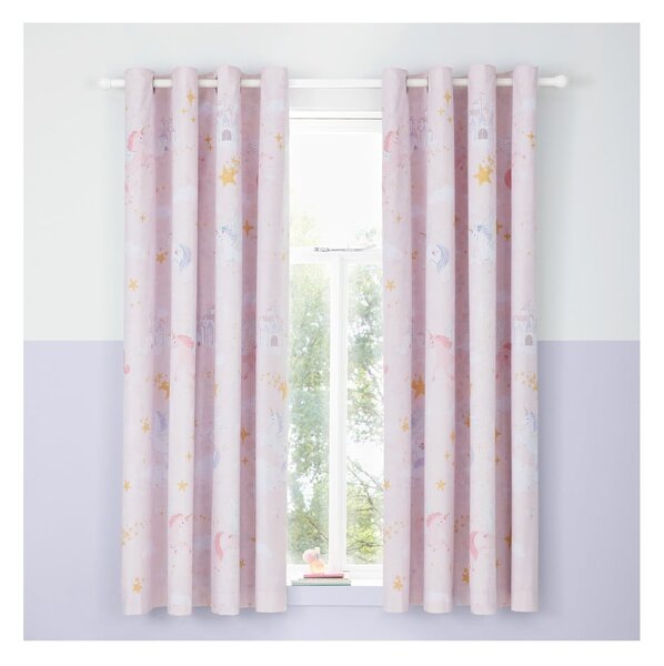 Tenda per bambini 2 pezzi 168x183 cm Fairytale Unicorn - Catherine Lansfield