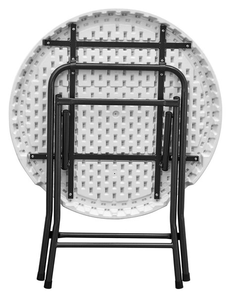 Tavolo da pranzo rotondo da giardino ø 80 cm - Rojaplast