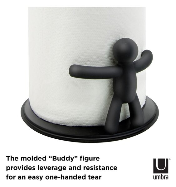 Porta asciugamani da cucina in acciaio ø 19 cm Buddy - Umbra