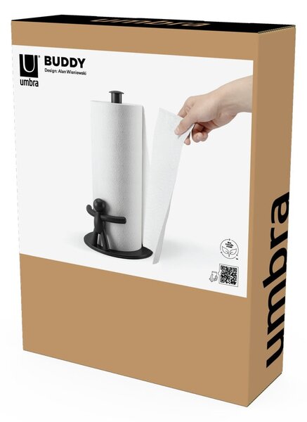Porta asciugamani da cucina in acciaio ø 19 cm Buddy - Umbra