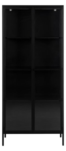 Vetrina metallica nera 80x180 cm Newcastle - Actona
