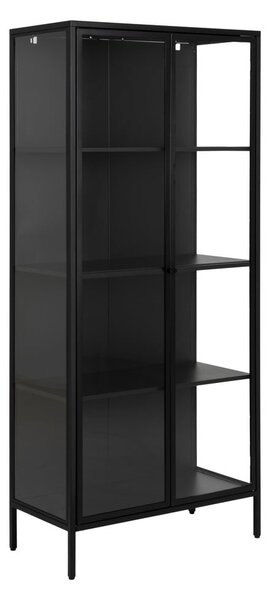 Vetrina metallica nera 80x180 cm Newcastle - Actona