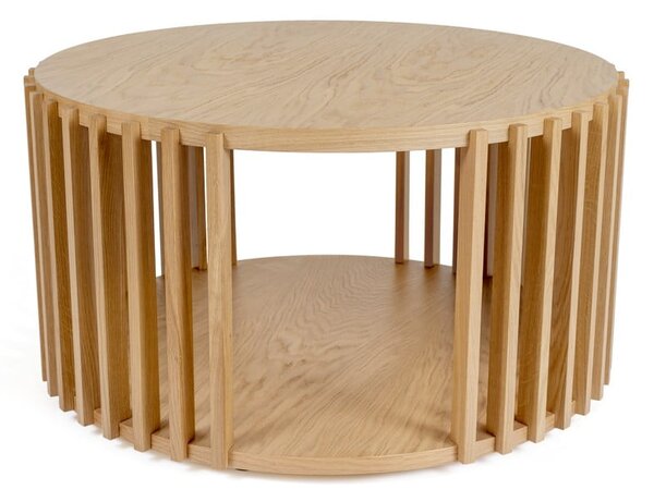 Tavolino in rovere , ø 83 cm Drum - Woodman