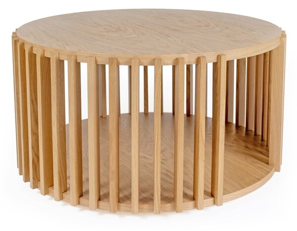 Tavolino in rovere , ø 83 cm Drum - Woodman