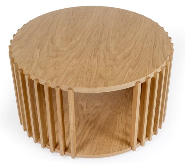 Tavolino in rovere , ø 83 cm Drum - Woodman