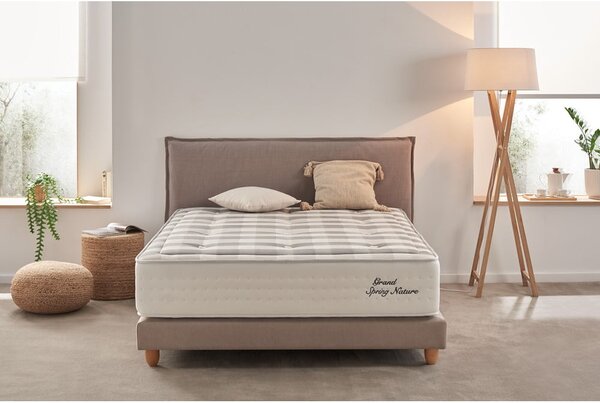 Materasso termoregolatore a molle durezza media 90x200 cm Grand Spring Nature - Moonia