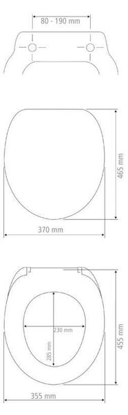 Sedile per WC bianco Exclusive Geberit Renova I. - Wenko