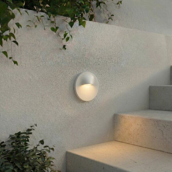 Lampade da esterno Lindby, Alune, Bianco, Alluminio, Moderno