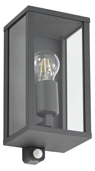 Lampade da esterno Lindby, Peldar, dimmerabile, Nero, Terrazza, Alluminio, Moderno