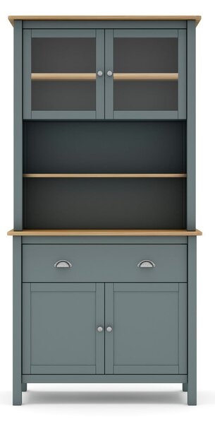 Credenza verde polveroso in pino massiccio 90x180,5x40 cm Misti – Marckeric
