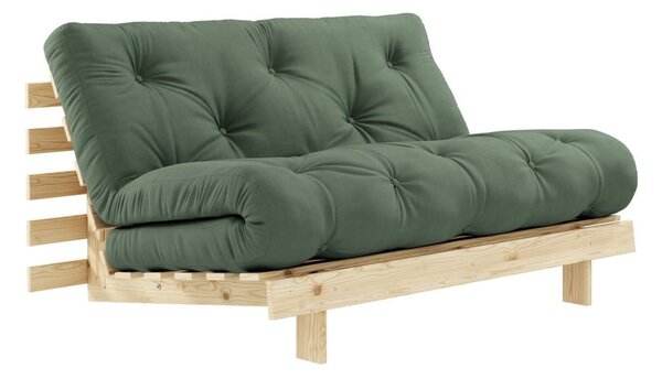 Divano letto verde 140 cm Roots - Karup Design