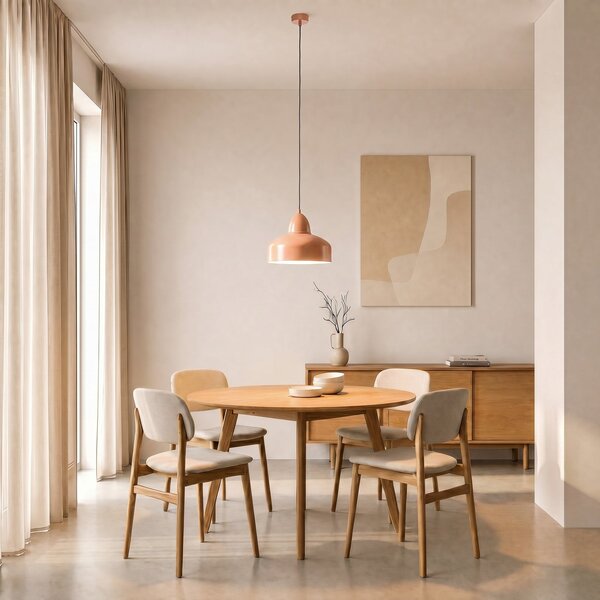 Lampada a sospensione ALDEX, Mille, dimmerabile, Arancione, Soggiorno, Metallo, Industriale