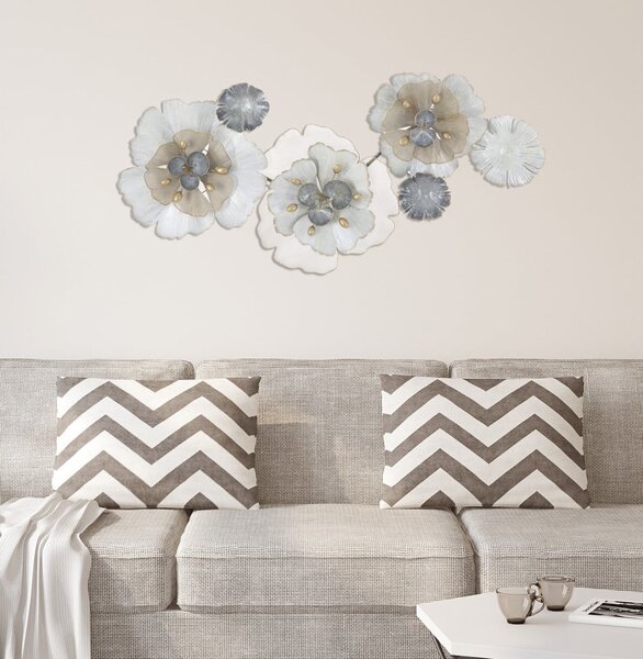 Decorazione da parete in metallo , 119 x 60 cm Flowery - Mauro Ferretti