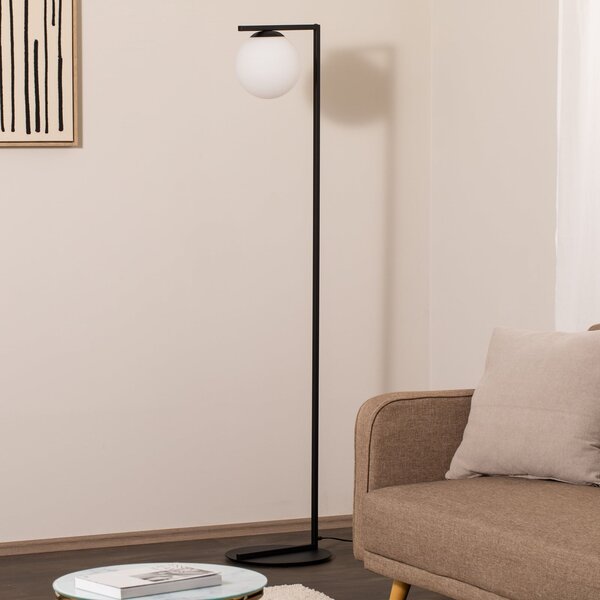 Lampada da terra ALDEX, Zac, Nero, Soggiorno, Metallo, Moderno