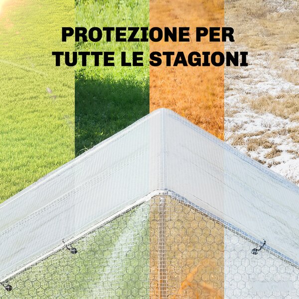Outsunny Telo Impermeabile 3x5m, Robusto PE 140GSM, Resistente agli Strappi | Aosom Italy