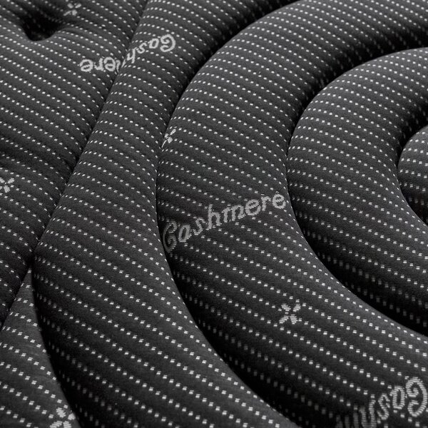 Materasso bifacciale in schiuma media/straordinaria 90x200 cm Premium Black Multizone - Moonia